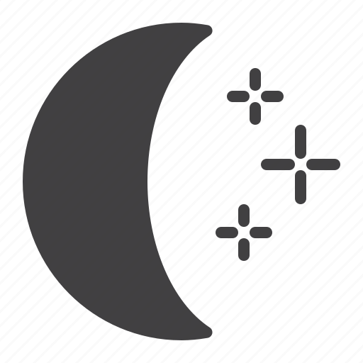 Weather, moon, clear, stars icon - Download on Iconfinder