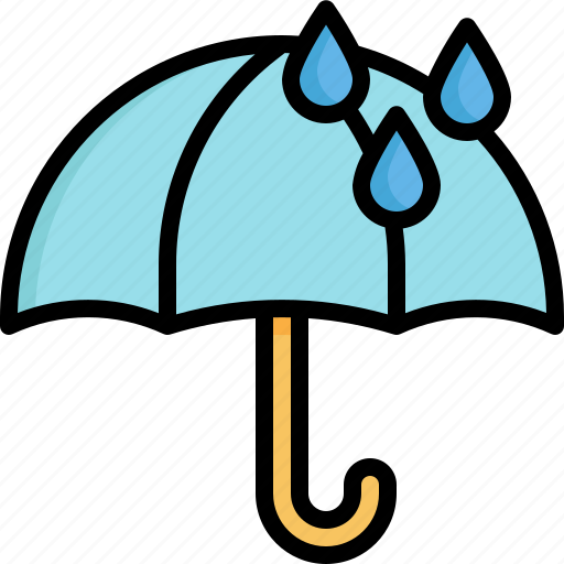 Umbrella, rain, climate, mercury, weather, cloudy, clouds icon - Download on Iconfinder