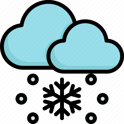 Snow, climate, mercury, weather, cloudy, clouds, snowflake icon - Download on Iconfinder
