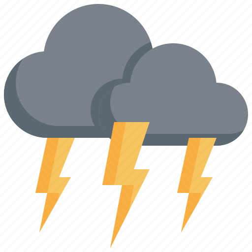 Thunderstorm, climate, mercury, weather, cloudy, clouds icon - Download on Iconfinder