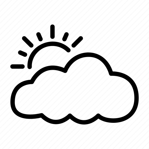 Sun, cloud, sunny, weather, forecast, sky, cloudy day icon - Download on Iconfinder