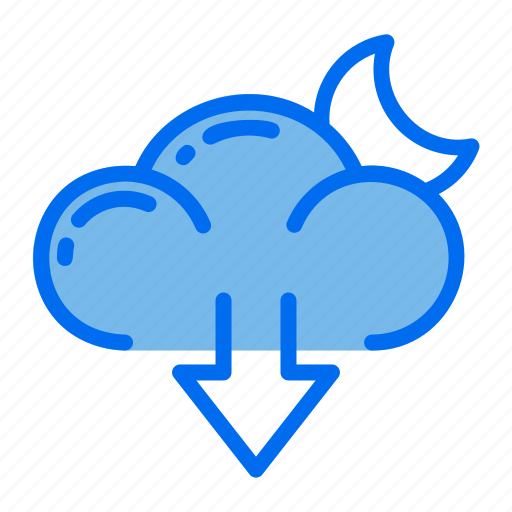 Cloud, weather, download, moon, climate icon - Download on Iconfinder