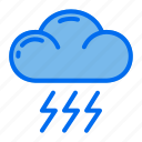cloud, weather, lightning, forecast, climate