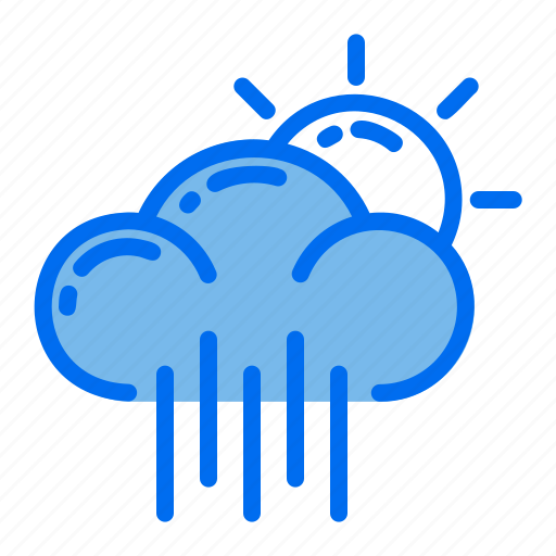 Cloud, weather, sun, rain, climate icon - Download on Iconfinder