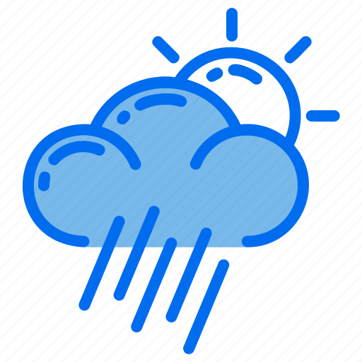 Cloud, weather, sun, rain, climate icon - Download on Iconfinder
