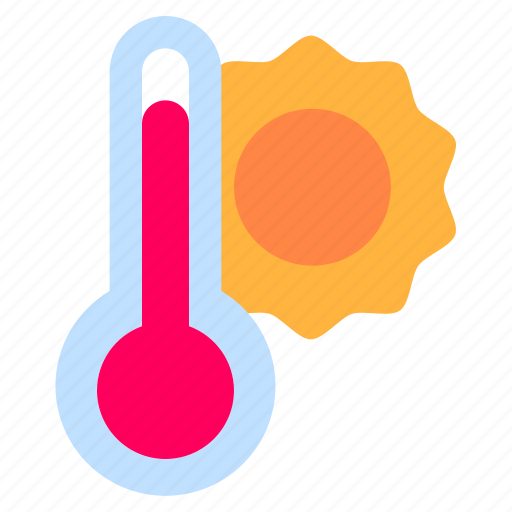 Heat, temperature, hot, sun, weather icon - Download on Iconfinder