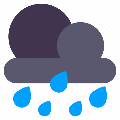 Rainy, rain, cloud, nature, cloudy icon - Download on Iconfinder