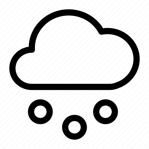 Hail, rain, rainy, forecast, weather icon - Download on Iconfinder