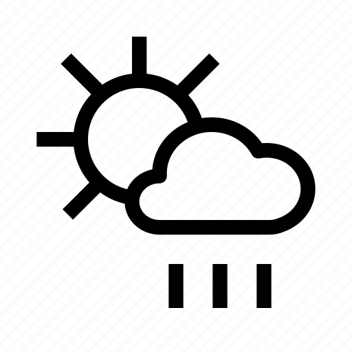 Sunny rain, sunny, rain, forecast, weather icon - Download on Iconfinder