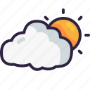 cloudy, weather, sun, climate, meteorology, forecast, cloud