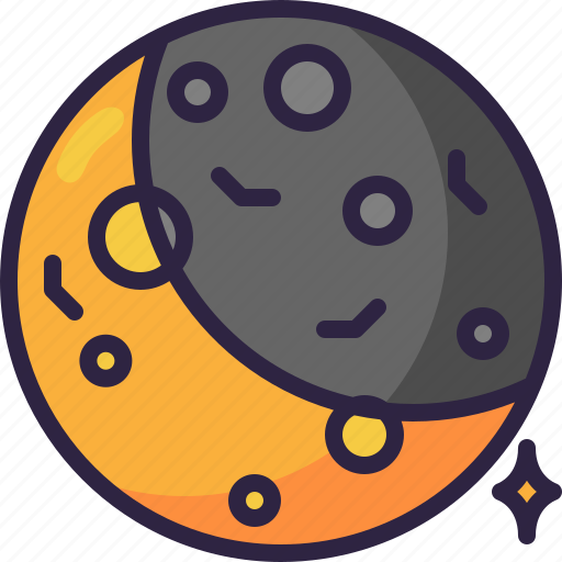 Full, moon, crescent, phase, weather, astronomy, meteorology icon - Download on Iconfinder