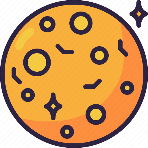 Moon, full, astronomy, phase, nature, meteorology icon - Download on Iconfinder