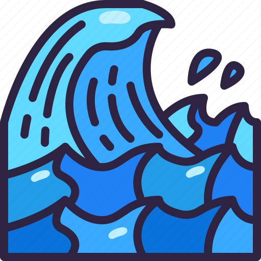 Wave, nature, sea, water, ocean icon - Download on Iconfinder
