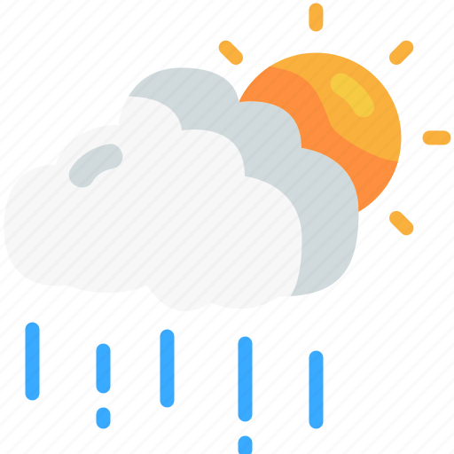 Rain, sun, cloudy, weather, rainy, cloud icon - Download on Iconfinder