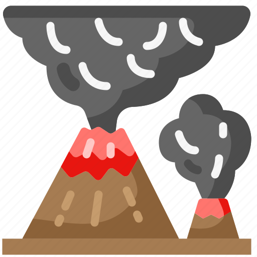 Volcano, lava, eruption, natural, disaster, mountain, activity icon - Download on Iconfinder