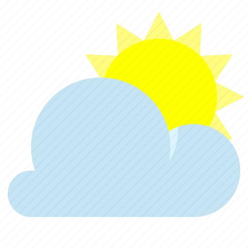 Cloud, partly cloudy, sun, weather icon - Download on Iconfinder