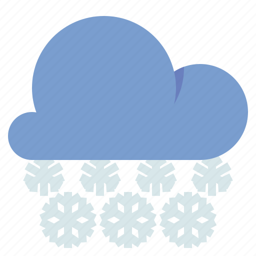 Cloud, snow, snowfall, weather icon - Download on Iconfinder