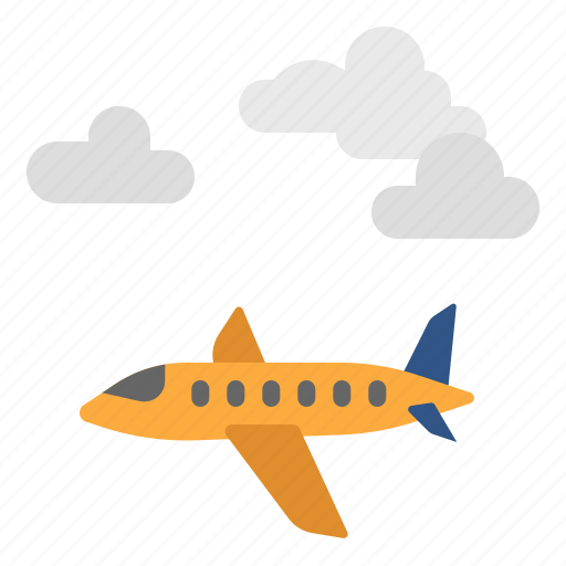 Weather, cloudy, sky, aircraft, plane, cloud icon - Download on Iconfinder