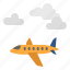 weather, cloudy, sky, aircraft, plane, cloud 