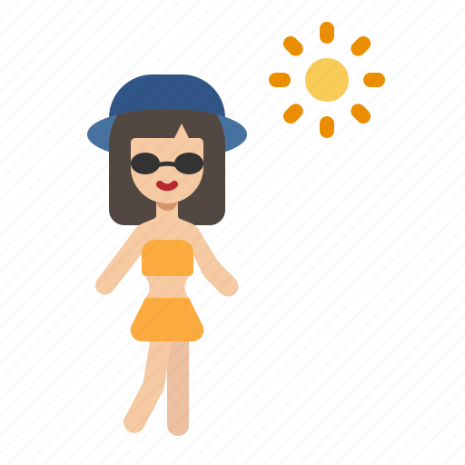 Weather, summer, swimsuit, sun, hot icon - Download on Iconfinder