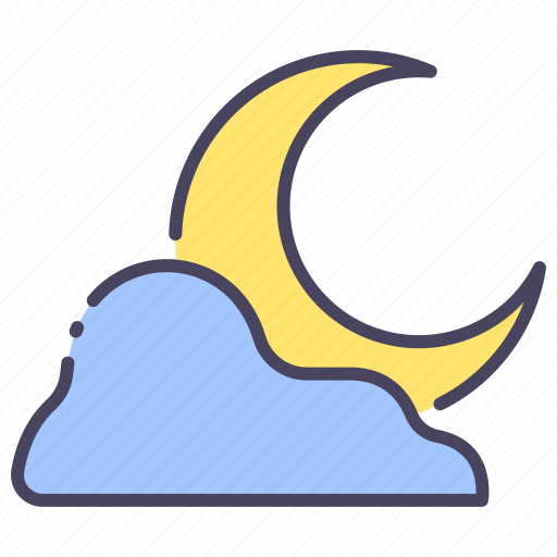 Cloudy, dark, moon, moonlight, nature, night, sky icon - Download on Iconfinder