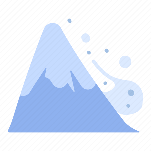 Avalanche, dangerball, landscape, mountain, nature, snow, winter icon - Download on Iconfinder