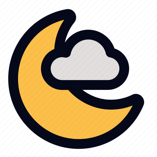 Moon, crescent, astronomy, phase, weather, night, 1 icon - Download on Iconfinder