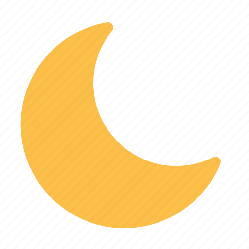 Moon, crescent, astronomy, phase, weather, night icon - Download on Iconfinder