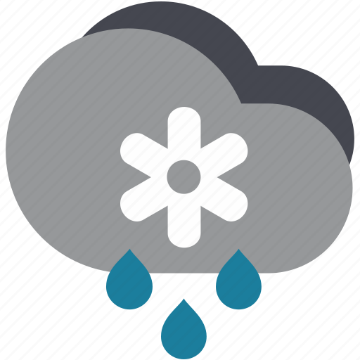 Cold, rain, snow, snowy, storm, rainy, snowflake icon - Download on Iconfinder