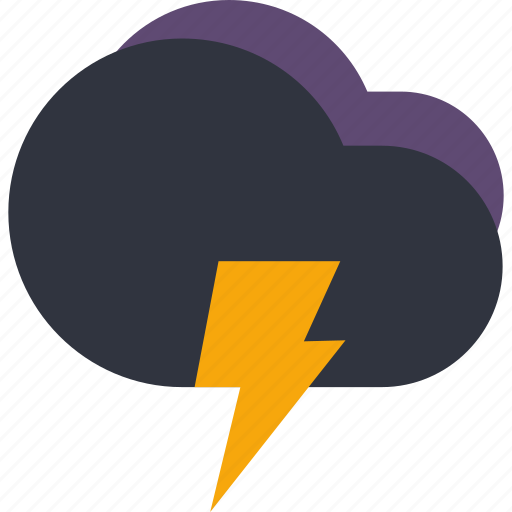 Electric, gloomy, lightning, storm, thunder, electricity, energy icon - Download on Iconfinder