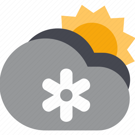Behind, cool, cozy, snow, sunny icon - Download on Iconfinder
