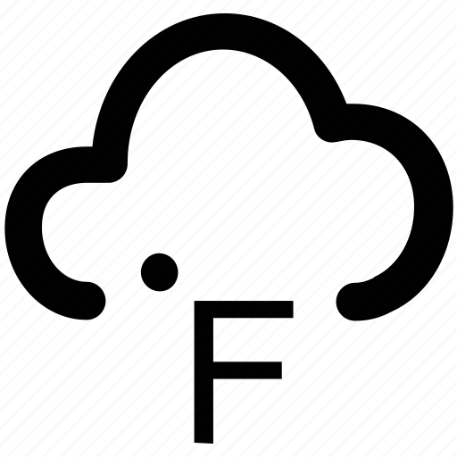 Cloud, degree, degrees, fahrenheit, fahrenheit cloud, fahrenheit degree, temperature icon - Download on Iconfinder