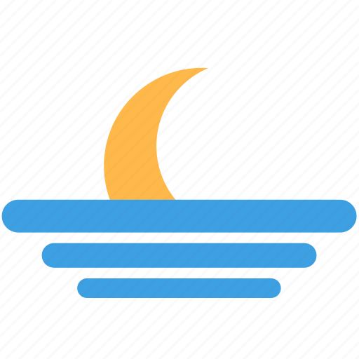Moon, moonlight, night, sunset, weather icon - Download on Iconfinder