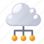 cloud, database, network, server, share, storage, weather 
