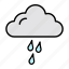 cloud, drizzle, rain, weather 