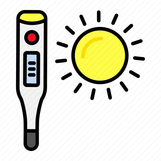 Heat, high, temperature, thermometer icon - Download on Iconfinder