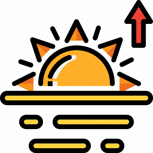 Climate, day, forecast, morning, sun, sunrise, weather icon - Download on Iconfinder