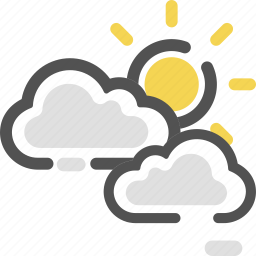 Cloud, cloudy, day, daytime, sun, weather icon - Download on Iconfinder