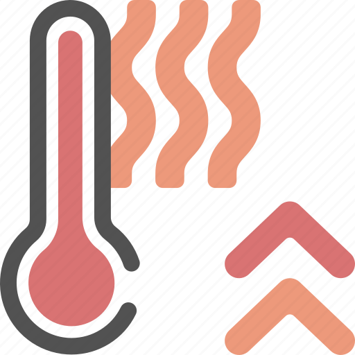 Heat, hot, measure, temperature, thermometer, weather icon - Download on Iconfinder