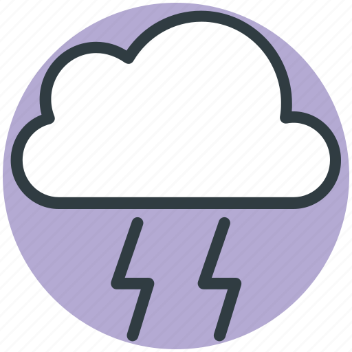 Cloud lightning, power bolt, sky cloud, storm cloud, thunderstorm icon - Download on Iconfinder