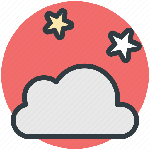 Cloud, forecast, night, stars, weather icon - Download on Iconfinder