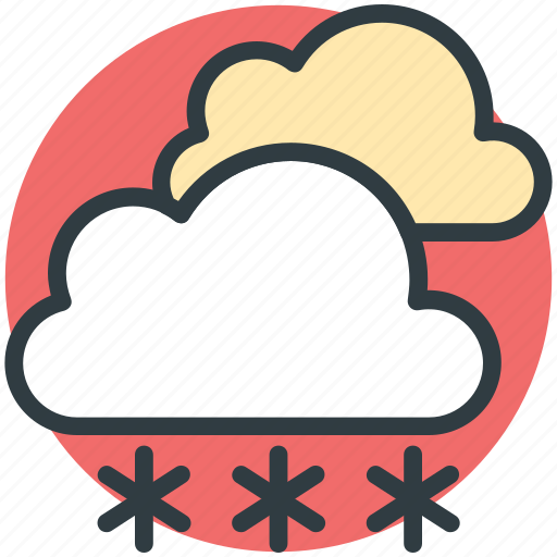 Cloud, forecast, snow fall, weather, winters icon - Download on Iconfinder