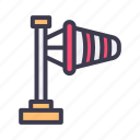 weather, forecast, climate, anemometer, flag, direction