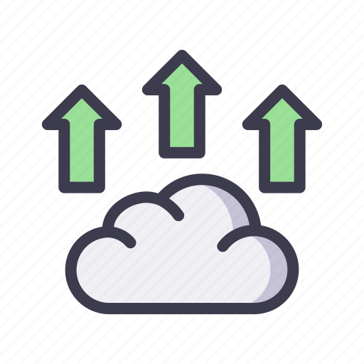 Weather, forecast, climate, cloud, up, arrow icon - Download on Iconfinder