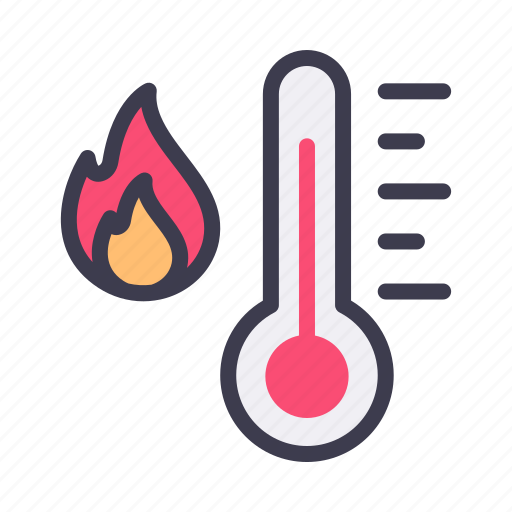 Weather, forecast, climate, hot, burn, temperature, thermometer icon - Download on Iconfinder