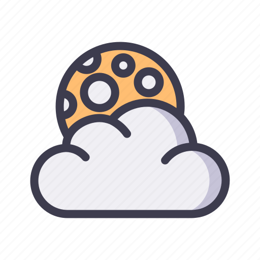 Weather, forecast, climate, night, moon icon - Download on Iconfinder
