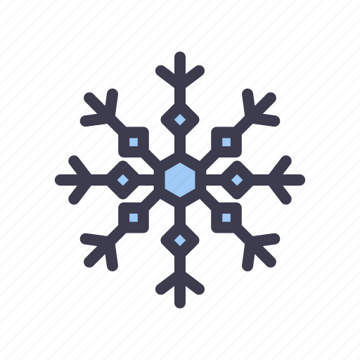 Weather, forecast, climate, snowflake, snow, winter icon - Download on Iconfinder