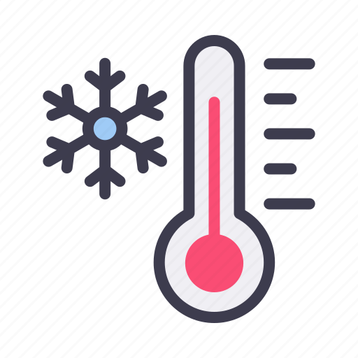 Weather, forecast, climate, temperature, thermometer, cold, snowflake icon - Download on Iconfinder