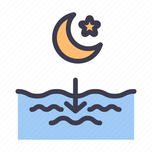 Weather, forecast, climate, tide, hight, moon, sea icon - Download on Iconfinder