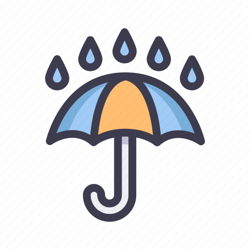 Weather, forecast, climate, umbrella, rainy icon - Download on Iconfinder